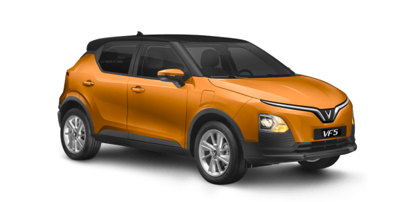 Jet Black - Sunset Orange